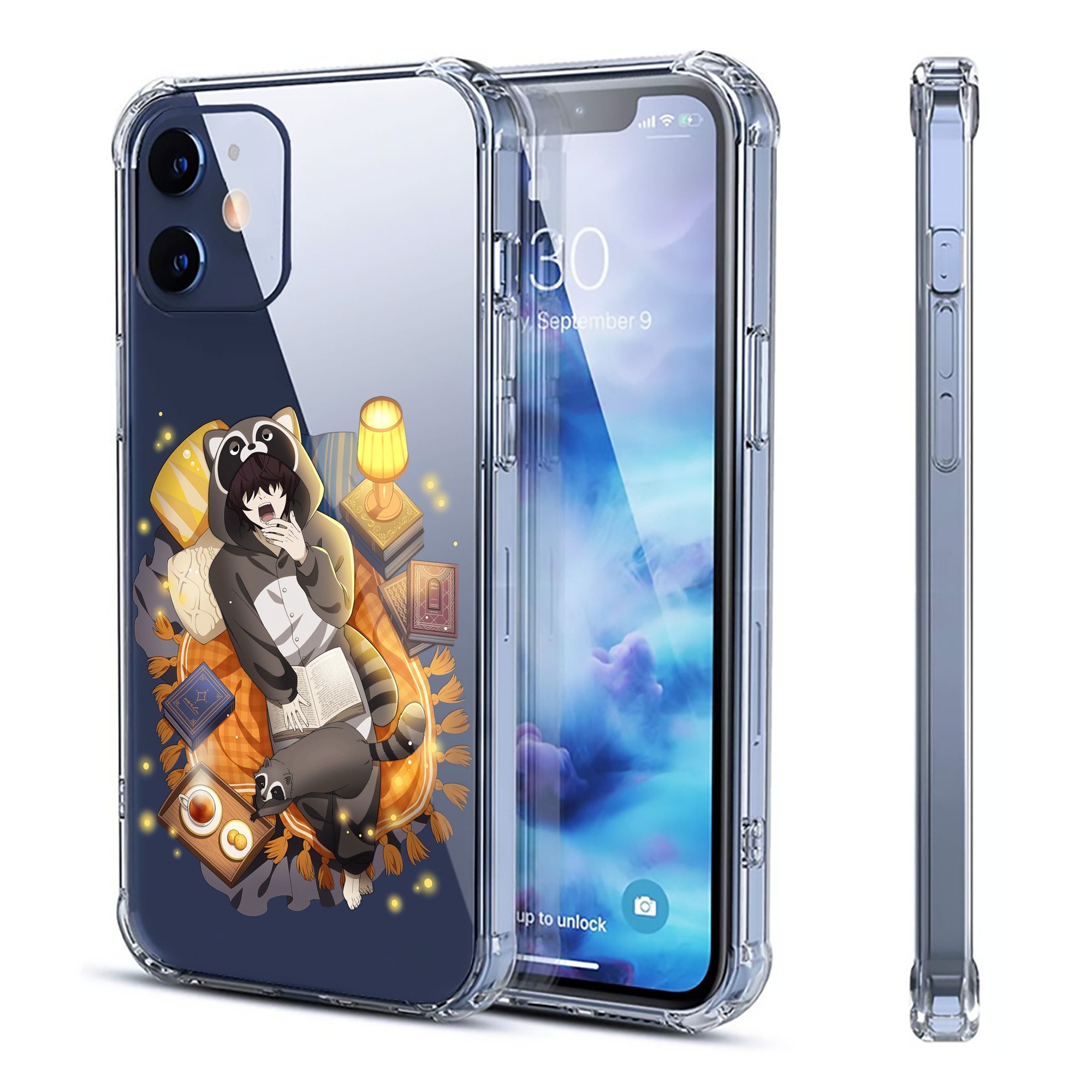 （画像用） 文豪ストレイドッグス Bungo Stray Dogs 【iPhone 12シリーズ対応】透明スマホケース（クリアソフトケース）